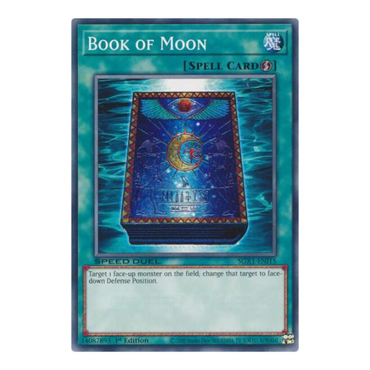 Book of Moon () #SGX1-ENI15 Common (1st Edition Lightly Played) Speed Duel GX: Duel Academy Box YuGiOh: 2022