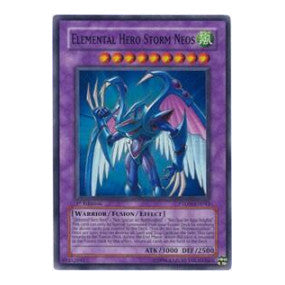 Elemental Hero Storm Neos (PTDN) #PTDN-EN043 Super Rare (Unlimited Damaged) Phantom Darkness YuGiOh: 2008