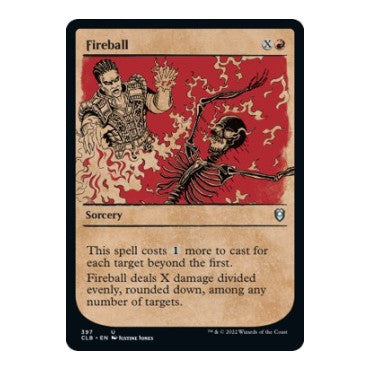 Fireball Showcase (CLB) #397 Uncommon (Foil Lightly Played) Commander Legends: Battle for Baldur's Gate Magic: The Gathering: 2022