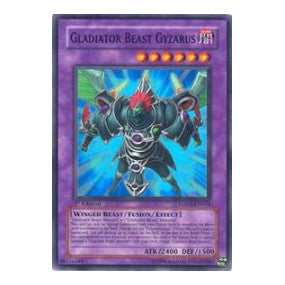 Gladiator Beast Gyzarus (LODT) #LODT-EN044 Super Rare (Unlimited Damaged) Light of Destruction YuGiOh: 2008