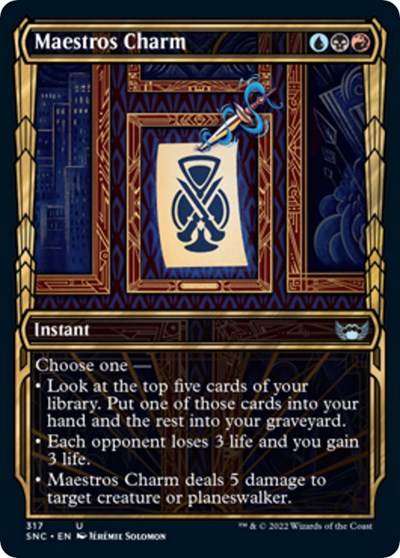 Maestros Charm Showcase (SNC) #317 Uncommon (Lightly Played) Streets of New Capenna Magic: The Gathering: 2022