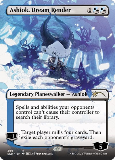 Ashiok, Dream Render (Borderless) (SLD) #399 Uncommon (Lightly Played) Secret Lair Drop Series Magic: The Gathering: 2026