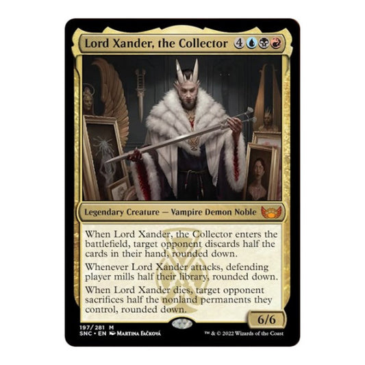 Lord Xander, the Collector (SNC) #197 Mythic Rare (Near Mint) Streets of New Capenna Magic: The Gathering: 2022