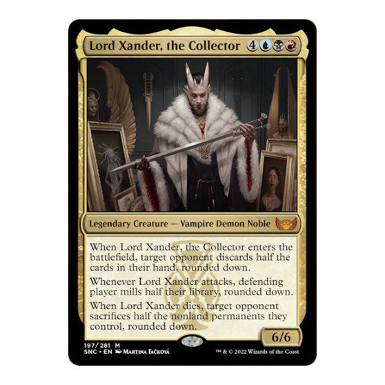 Lord Xander the Collector (SNC) #197 Mythic Rare (Near Mint) Streets of New Capenna Magic: The Gathering: 2022