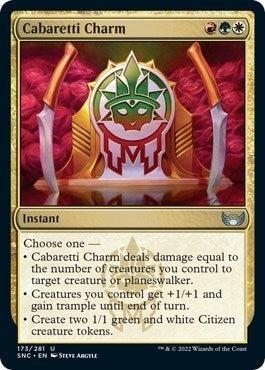 Cabaretti Charm (SNC) #173 Uncommon (Lightly Played) Streets of New Capenna Magic: 2022