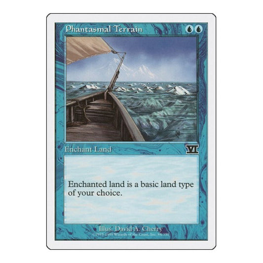 Phantasmal Terrain (6ED) #84 Common (Moderately Played) Classic Sixth Edition Magic: The Gathering: 1999