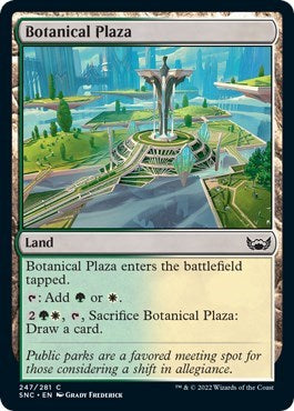 Botanical Plaza (SNC) #247 Common (Lightly Played) Streets of New Capenna Magic: The Gathering: 2022