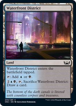 2022 Magic: Streets of New Capenna (SNC) - Waterfront District (#259, Common) (Lightly Played)