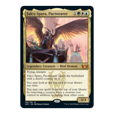 Falco Spara Pactweaver (SNC) #186 Mythic Rare Streets of New Capenna Magic: The Gathering: 2022