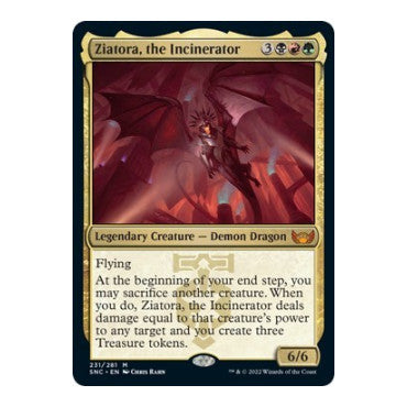 Ziatora the Incinerator (SNC) #231 Mythic Rare (Lightly Played) Streets of New Capenna Magic: The Gathering: 2022