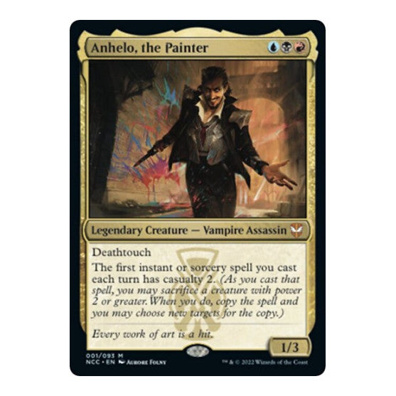 Anhelo the Painter (NCC) #1 Mythic Rare (Foil Lightly Played) Commander: Streets of New Capenna Magic: The Gathering: 2022