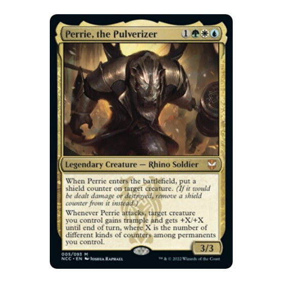Perrie the Pulverizer (NCC) #5 Mythic Rare (Lightly Played) Commander: Streets of New Capenna Magic: The Gathering: 2022