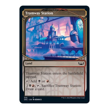 Tramway Station Showcase (SNC) #356 Common Streets of New Capenna Magic: The Gathering: 2022