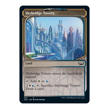 Skybridge Towers Showcase (SNC) #354 Common Streets of New Capenna Magic: The Gathering: 2022