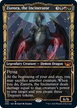 Ziatora the Incinerator Showcase (SNC) #339 Mythic Rare (Lightly Played) Streets of New Capenna Magic: The Gathering: 2022