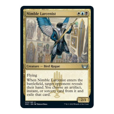 Nimble Larcenist (SNC) #205 Uncommon Streets of New Capenna Magic: The Gathering: 2022