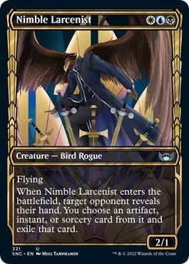 Nimble Larcenist Showcase (SNC) #321 Uncommon (Lightly Played) Streets of New Capenna Magic: The Gathering: 2022