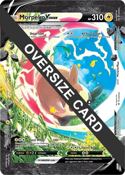 Morpeko V UNION SWSH215 218 (PR) Promo Jumbo Cards Pokemon: 2015