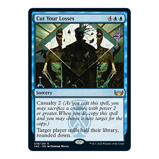 Cut Your Losses (SNC) #38 Rare (Lightly Played) Streets of New Capenna Magic: The Gathering: 2022