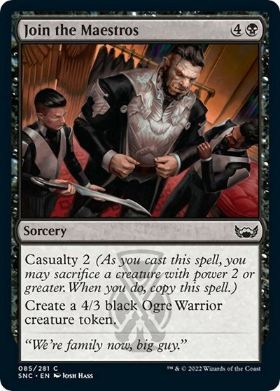 Join the Maestros (SNC) #85 Common (Lightly Played) Streets of New Capenna Magic: 2022