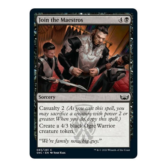 Join the Maestros (SNC) #85 Common Streets of New Capenna Magic: The Gathering: 2022