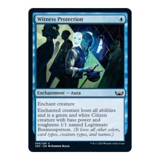 Witness Protection (SNC) #66 Common Streets of New Capenna Magic: The Gathering: 2022