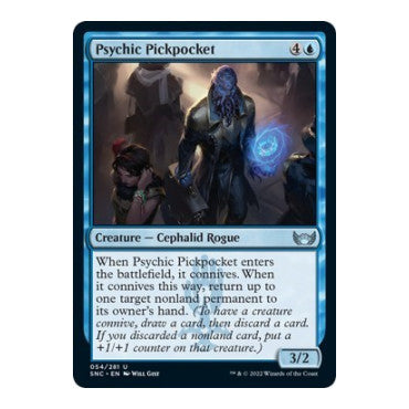 Psychic Pickpocket (SNC) #54 Uncommon (Lightly Played) Streets of New Capenna Magic: The Gathering: 2022