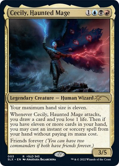 Cecily Haunted Mage (SLX) #3 Rare (Damaged) SLX Cards Magic: 2026