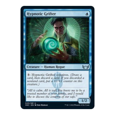 Hypnotic Grifter (SNC) #45 Uncommon (Foil Lightly Played) Streets of New Capenna Magic: The Gathering: 2022