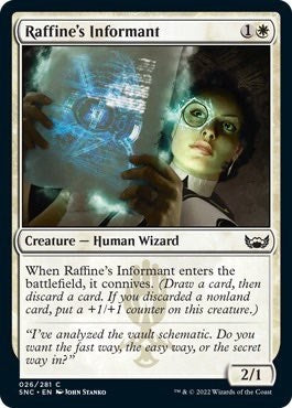 Raffines Informant (SNC) #26 Common (Lightly Played) Streets of New Capenna Magic: The Gathering: 2022