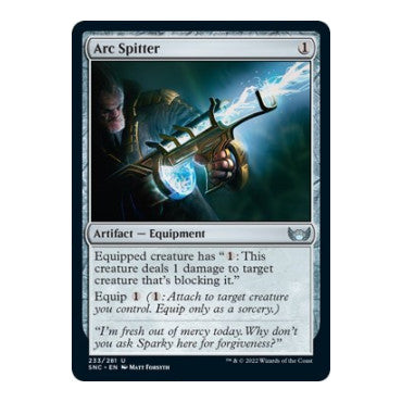 Arc Spitter (SNC) #233 Uncommon Streets of New Capenna Magic: The Gathering: 2022