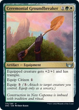 Ceremonial Groundbreaker (SNC) #175 Uncommon (Lightly Played) Streets of New Capenna Magic: 2022