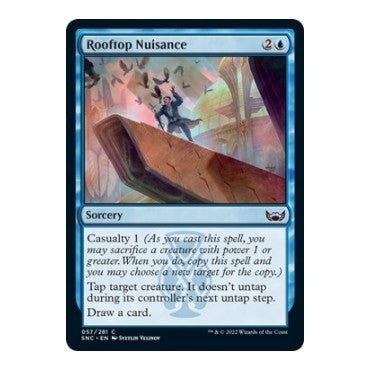 Rooftop Nuisance (SNC) #57 Common Streets of New Capenna Magic: The Gathering: 2022