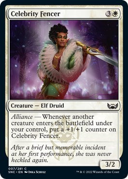 Celebrity Fencer (SNC) #7 Common (Lightly Played) Streets of New Capenna Magic: 2022