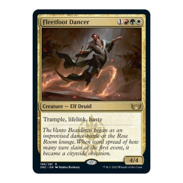 Fleetfoot Dancer (SNC) #188 Rare (Foil Lightly Played) Streets of New Capenna Magic: The Gathering: 2022