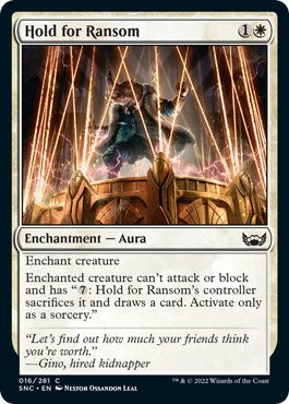 Hold for Ransom (SNC) #16 Common (Lightly Played) Streets of New Capenna Magic: 2022