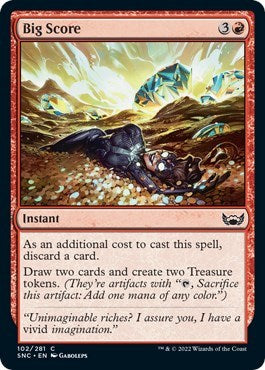 Big Score (SNC) #102 Common (Lightly Played) Streets of New Capenna Magic: The Gathering: 2022