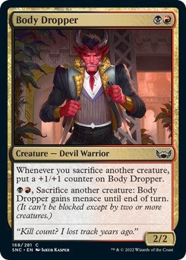 Body Dropper (SNC) #168 Common (Lightly Played) Streets of New Capenna Magic: The Gathering: 2022
