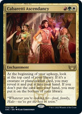 Cabaretti Ascendancy (SNC) #172 Rare (Lightly Played) Streets of New Capenna Magic: The Gathering: 2022