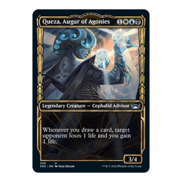 Queza Augur of Agonies Showcase (SNC) #326 Uncommon (Lightly Played) Streets of New Capenna Magic: The Gathering: 2022