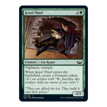 Jewel Thief (SNC) #151 Common Streets of New Capenna Magic: The Gathering: 2022