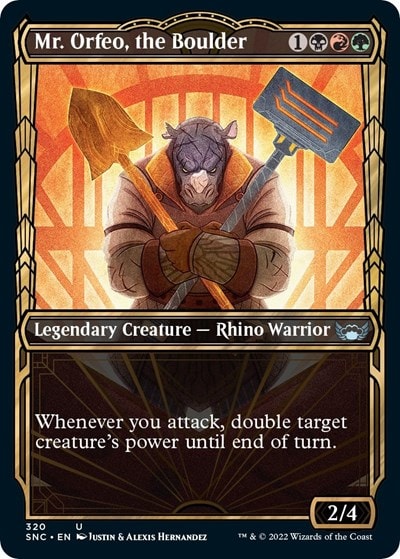 Mr Orfeo the Boulder Showcase (SNC) #320 Uncommon (Lightly Played) Streets of New Capenna Magic: The Gathering: 2022