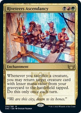 Riveteers Ascendancy (SNC) #216 Rare (Lightly Played) Streets of New Capenna Magic: The Gathering: 2022