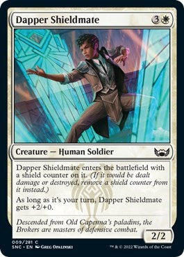 Dapper Shieldmate (SNC) #9 Common (Lightly Played) Streets of New Capenna Magic: 2022