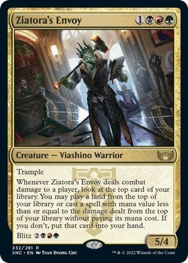 Ziatoras Envoy (SNC) #232 Rare Streets of New Capenna Magic: The Gathering: 2022