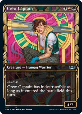 Crew Captain Showcase (SNC) #303 Uncommon (Lightly Played) Streets of New Capenna Magic: The Gathering: 2022
