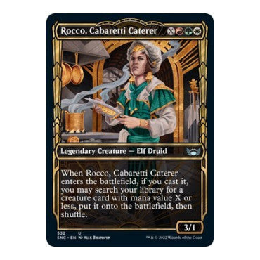 Rocco, Cabaretti Caterer (Showcase) (SNC) #332 Uncommon Streets of New Capenna Magic: The Gathering: 2022