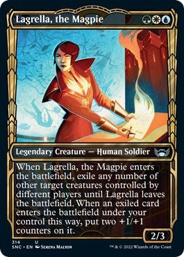 Lagrella the Magpie Showcase (SNC) #314 Uncommon (Lightly Played) Streets of New Capenna Magic: The Gathering: 2022