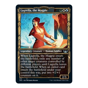 Lagrella, the Magpie (Showcase) (SNC) #314 Uncommon (Lightly Played) Streets of New Capenna Magic: The Gathering: 2022