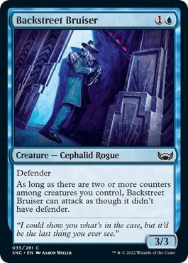 Backstreet Bruiser (SNC) #35 Common (Lightly Played) Streets of New Capenna Magic: The Gathering: 2022